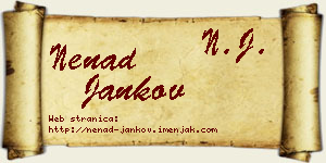 Nenad Jankov vizit kartica